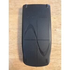 TEXAS INSTRUMENTS TI-83 Plus Graphing Calculator Black Working with Cover